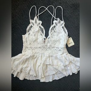 💥NWT💥 Free People Adella Cami. White. Sz Small